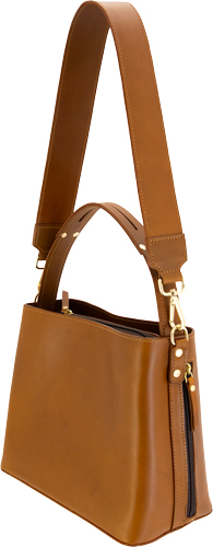 Rugged Rare S&W Bucket Bag Concealed Carry Purse Tan