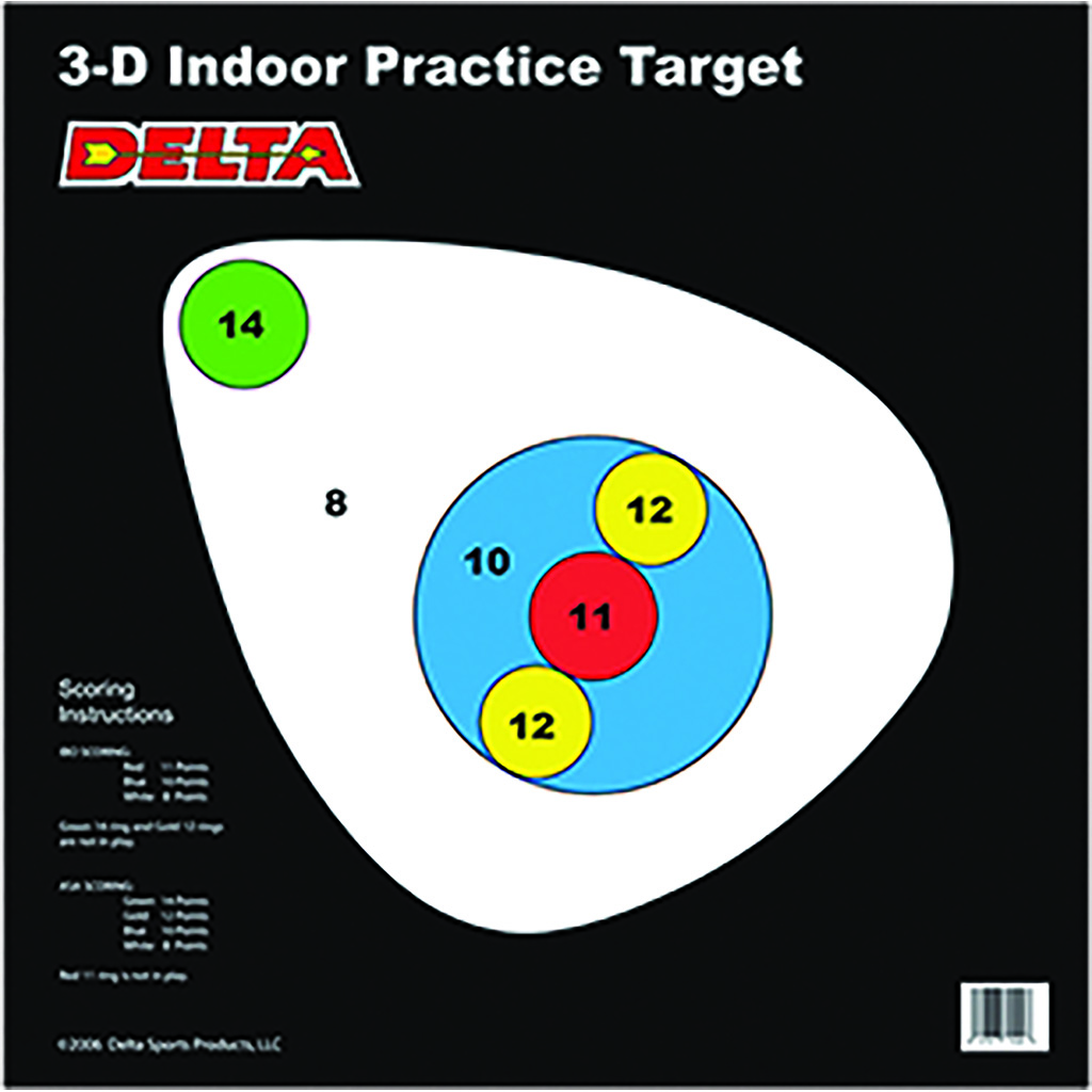Delta ASA DAIR Target Right Facing 25 pk.