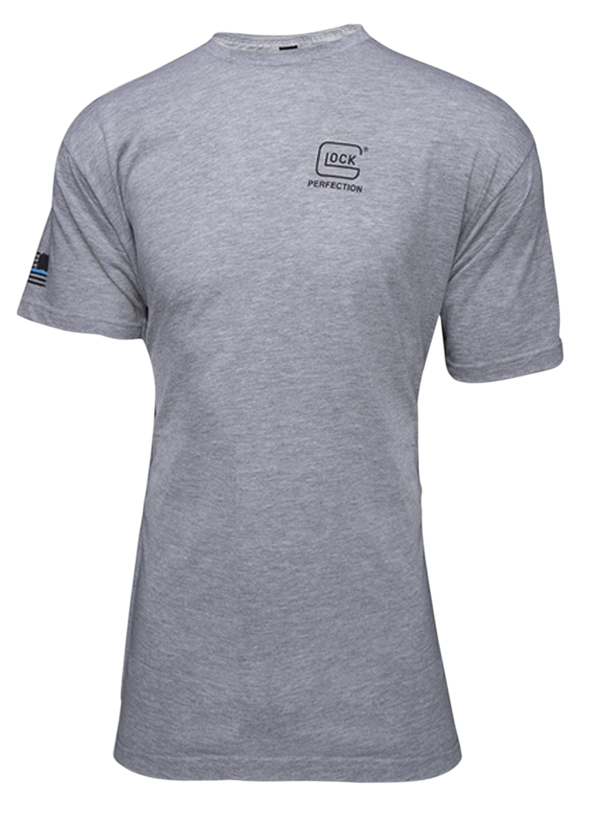 Glock AP95685 We've Got Your Six  Gray Cotton/Polyester Short Sleeve 3XL