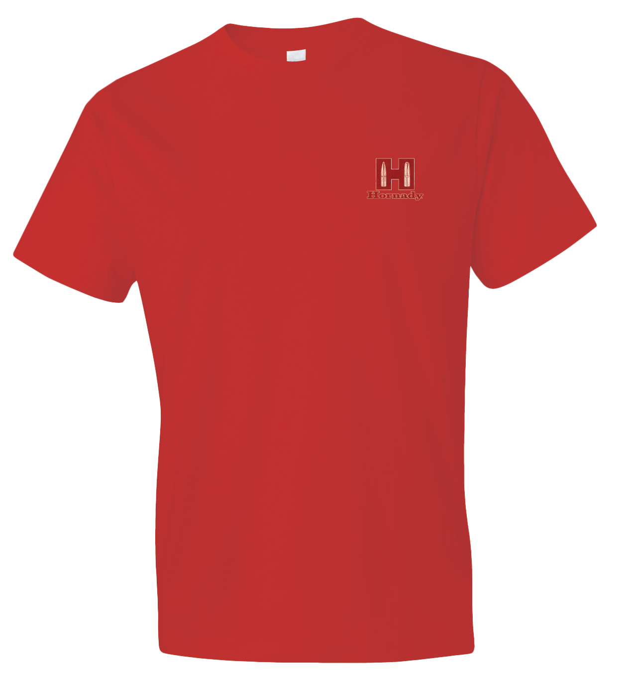 Hornady 99601XXL Hornady T-Shirt  Red Cotton Polyester Short Sleeve 2XL