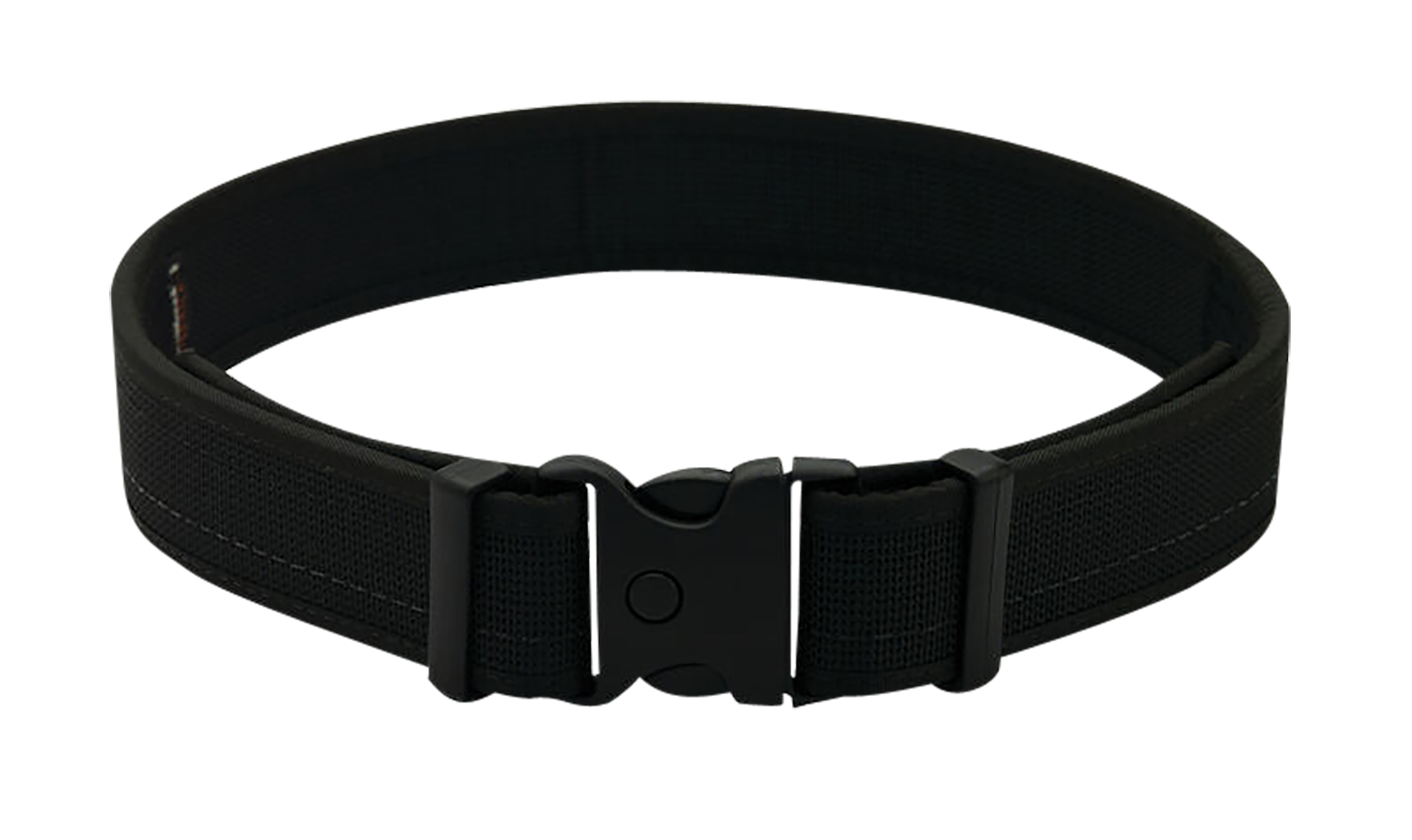 Uncle Mikes-leather(1791) BLTUM30/34MBL Gun Belt  Matte Black Leather 30/34 1.50" Wide Buckle Closure