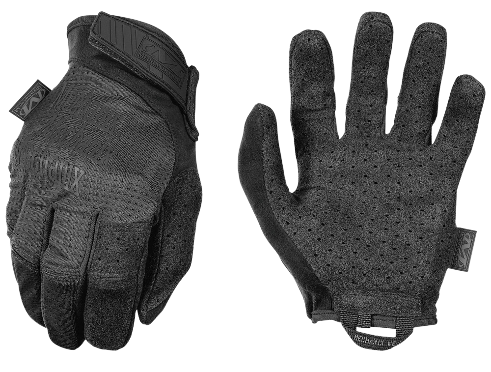 Mechanix Wear MSV55009 Specialty Vent Covert Black Suede Medium Velcro Closure