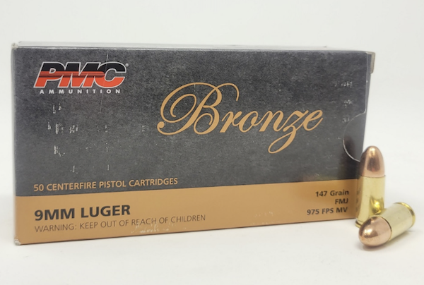 PMC 9MM 147GR FMJ 50RD/BX