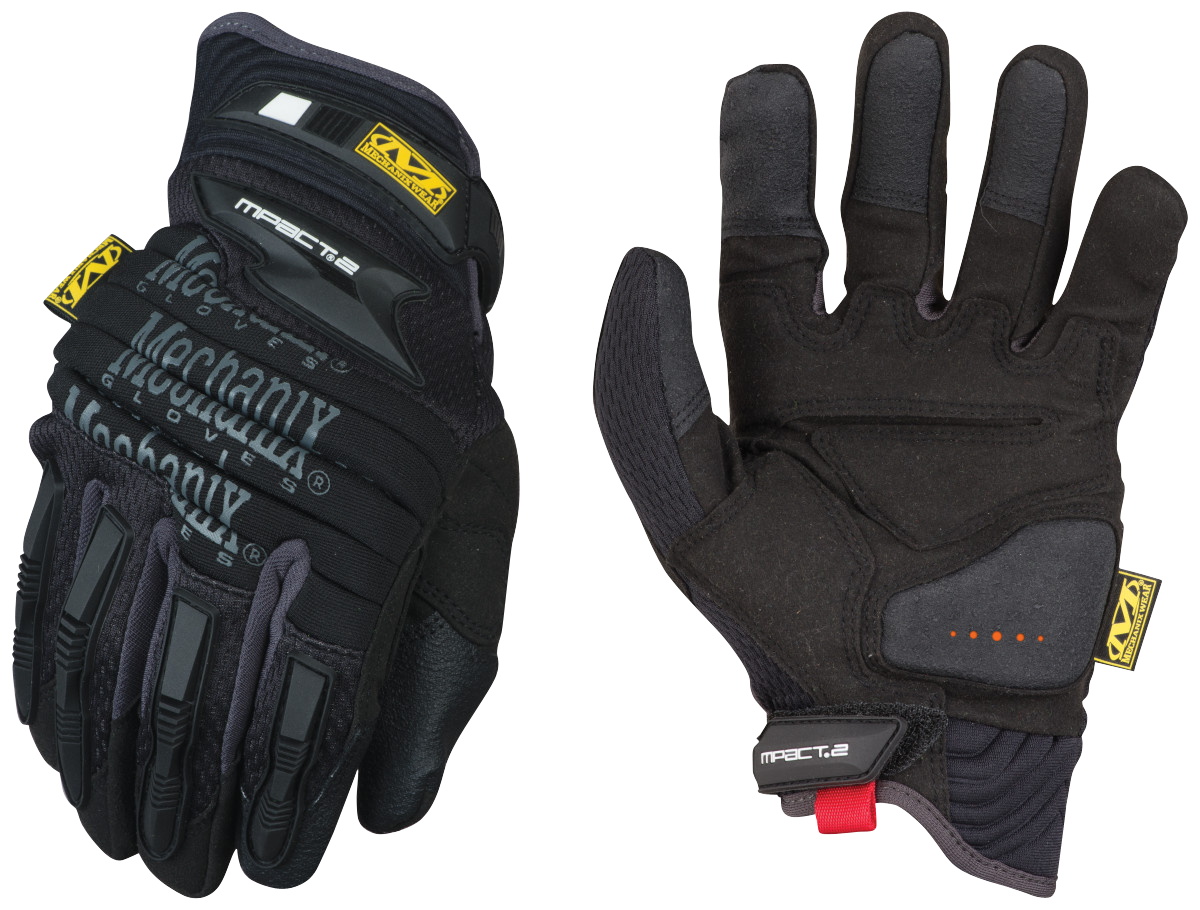 Mechanix Wear MP205013 M-Pact 2 Covert Black Armortex 3XL Velcro Closure