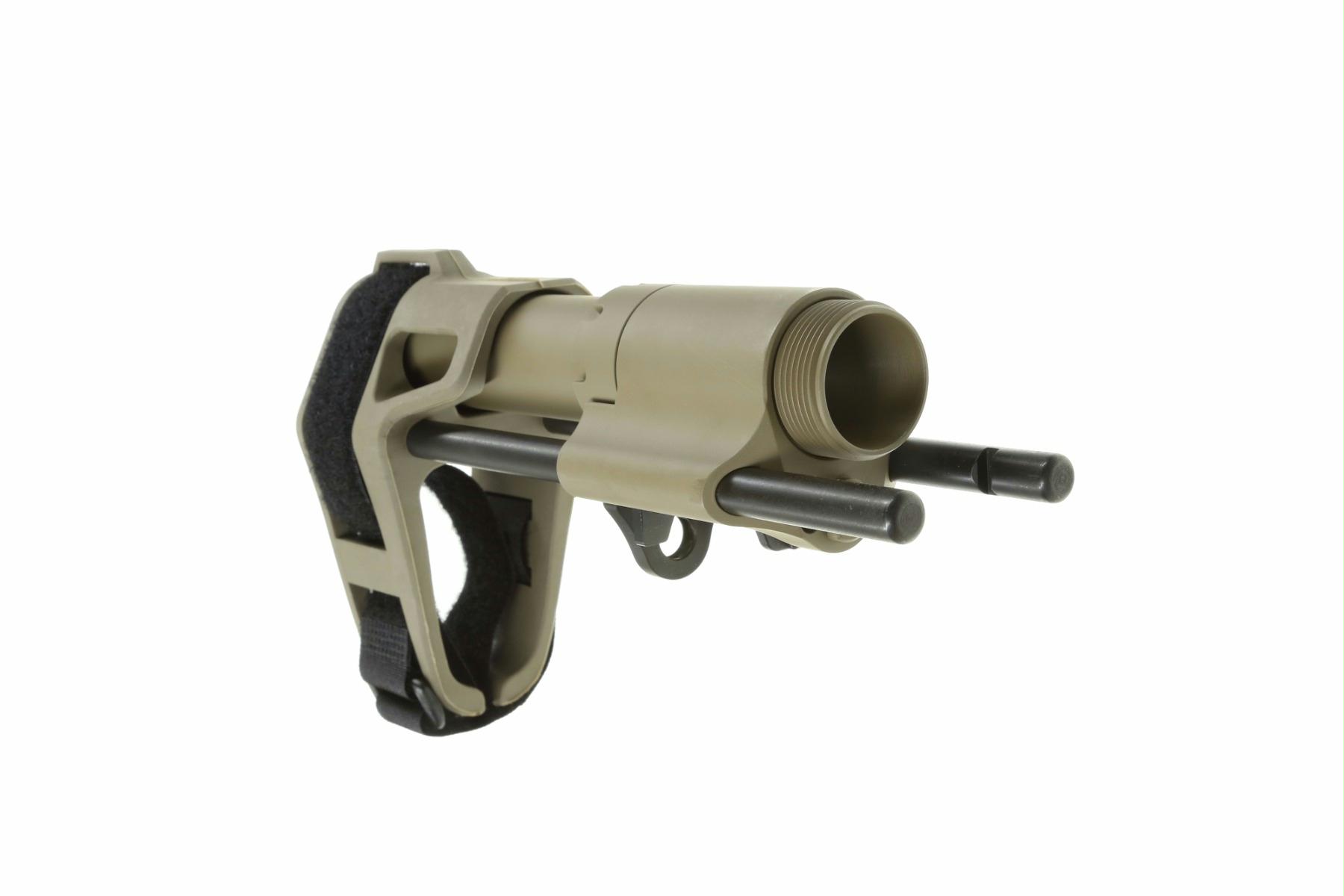 Sb Tactical Sb PdW Pistol Stabilizing Brace Ar Pistol 3 Position Adjustable Fde