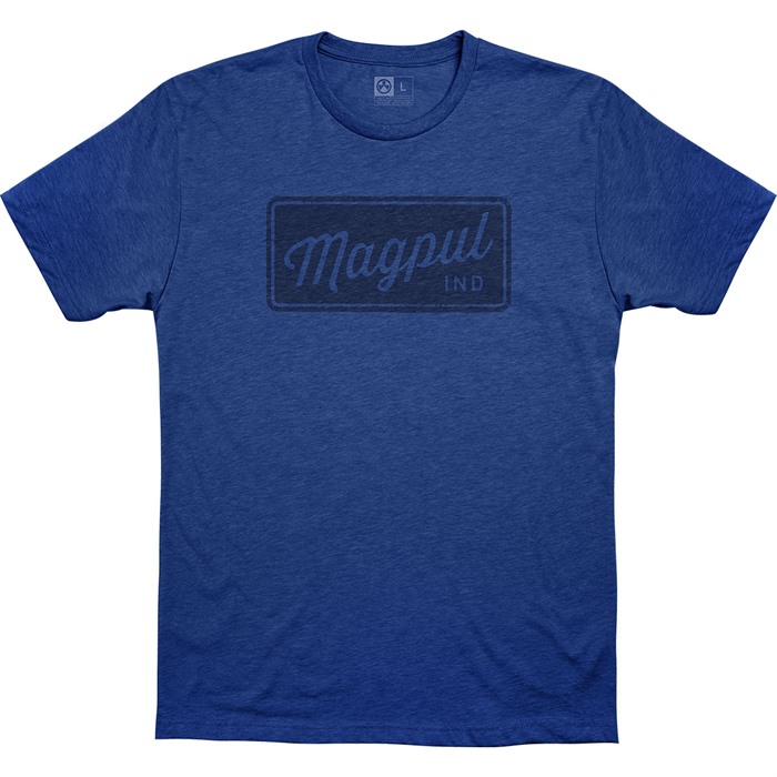 ROVER BLOCK CVC T-SHIRT MEDIUM ROYAL HEATHER