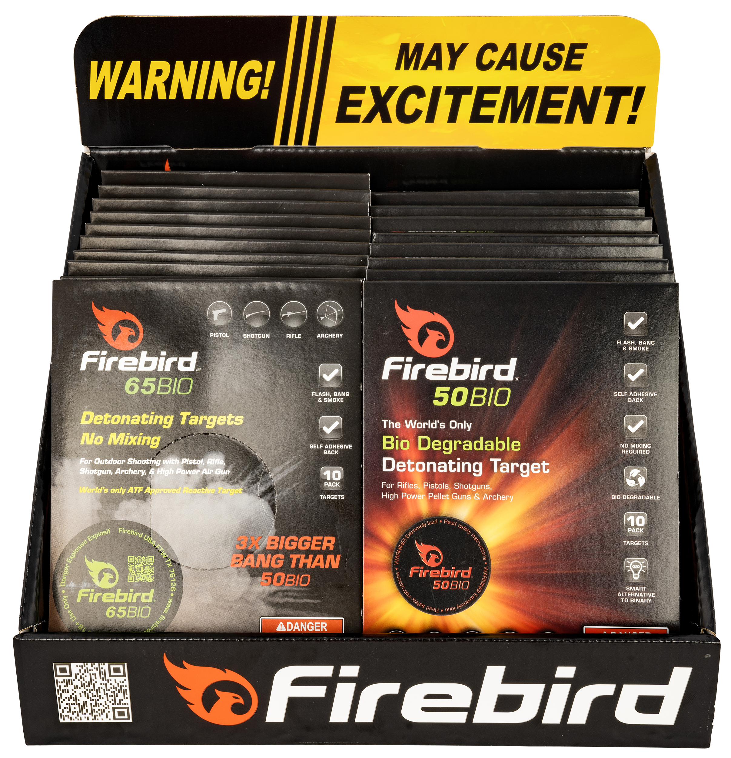 Firebird USA FBMO 50BIO  Moving Trajectory/Static Universal Firearm 200 PK