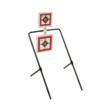 Allen EZ-Aim Hardrock AR500 Square Spinner Targets & Stand for Rimfire Rounds & Centerfire Pistols 9.5"W x 22.75"H White/Red/Black