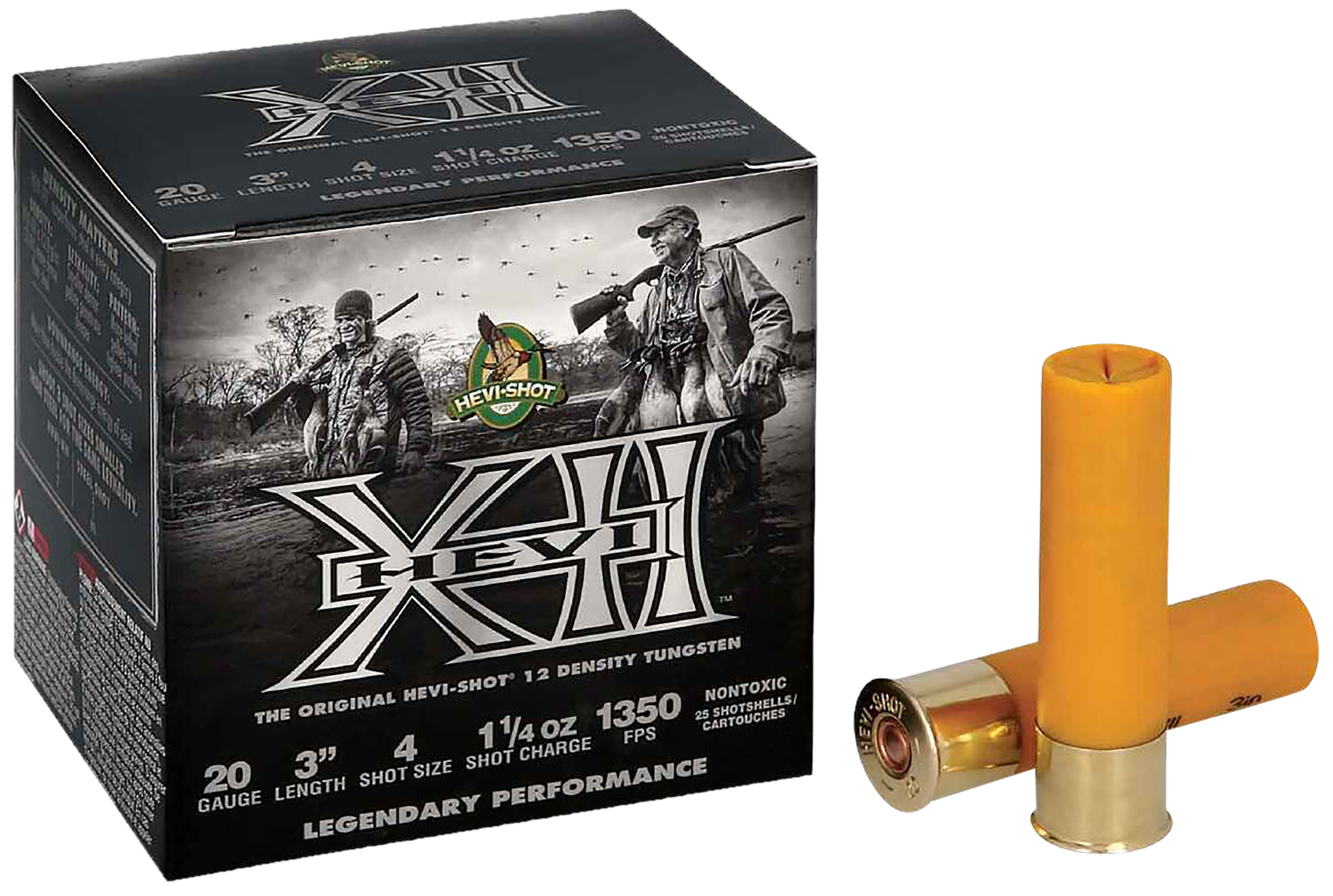 HEVI-Shot HS53202 HEVI-XII  20Gauge 3" 1 1/4oz 2Shot 25 Per Box/10 Case