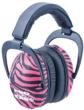 ProEars Ultra Sleek Pink Zebra