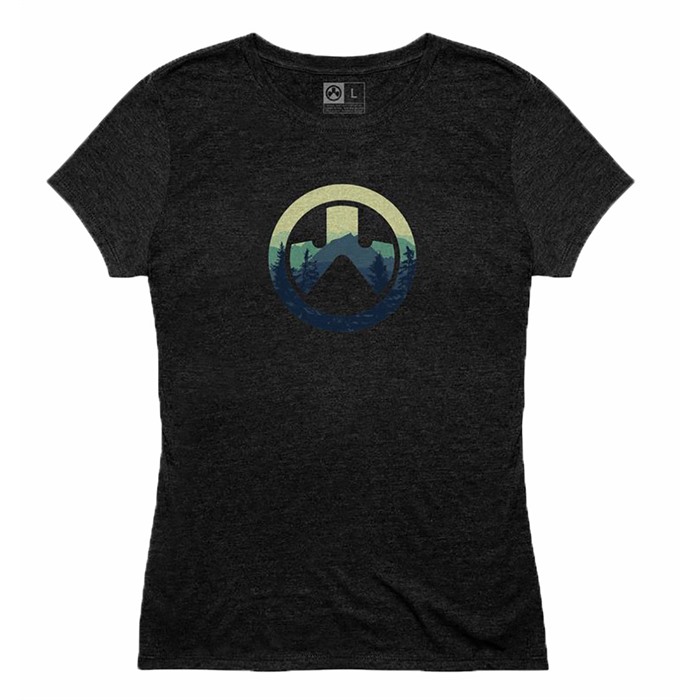 CASCADE ICON LOGO CVC T-SHIRT CHARCOAL HEATHER 2X-LARGE
