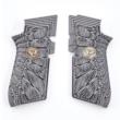Wilson Combat EDC X9 Handgun Grips G-10 Aggressive Starburst Grey