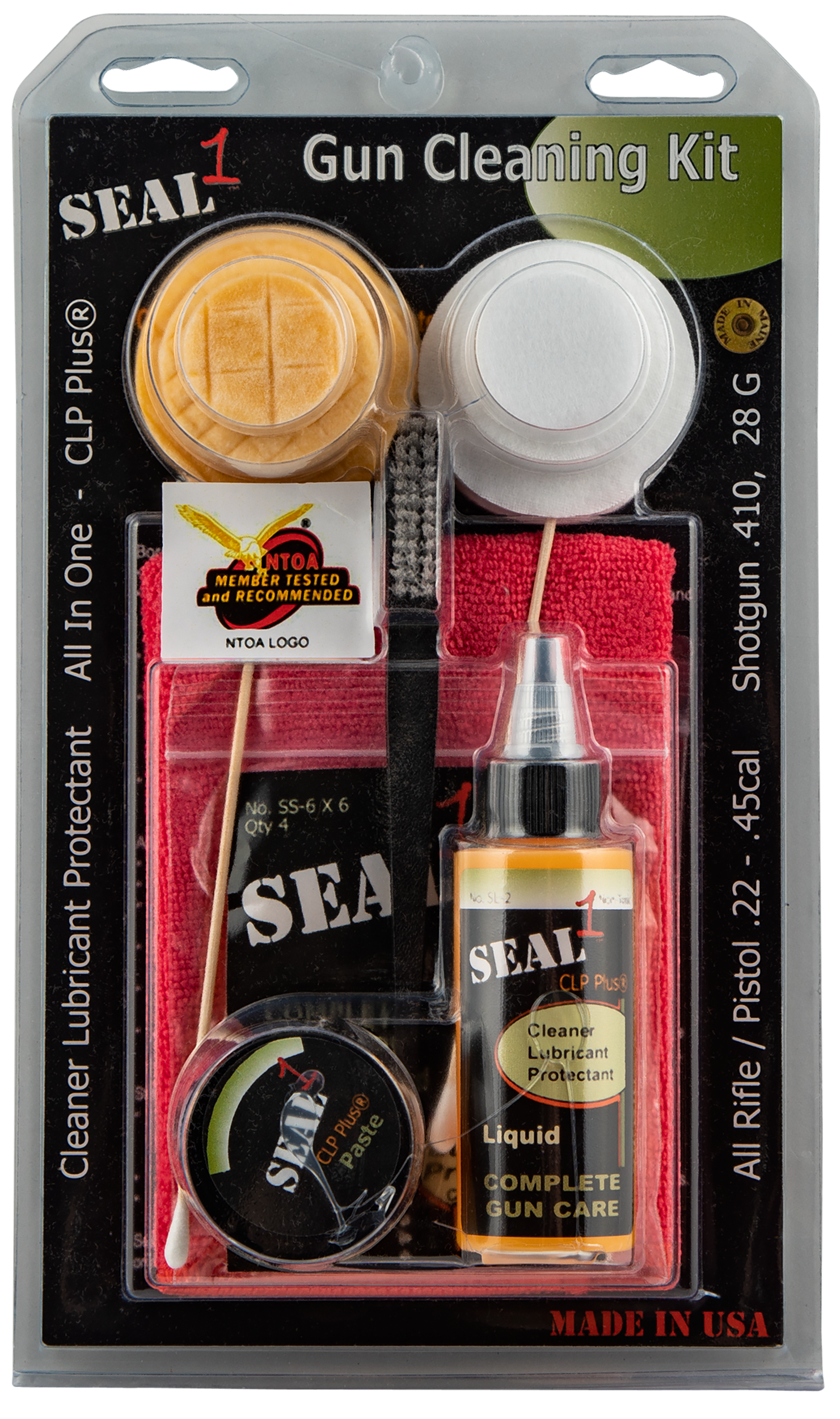 Seal 1 SKITRP Complete Gun Cleaning Kit Rifle and Handgun .22-.45 Cal 1 Kit
