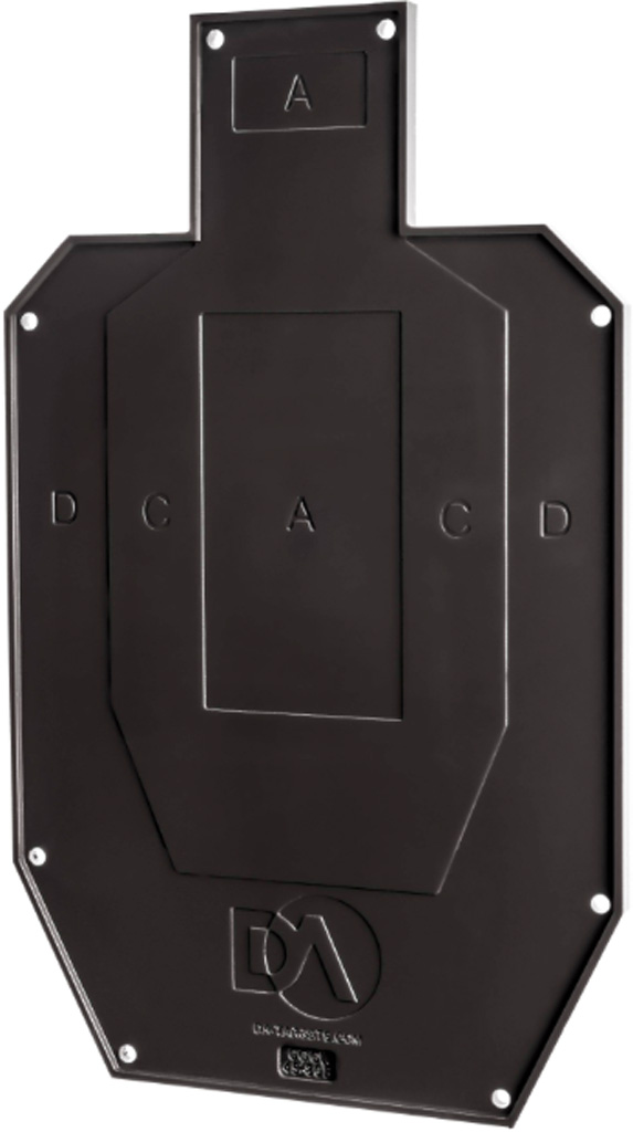 DA Targets Reactive Silhouette Target Cool Half Size