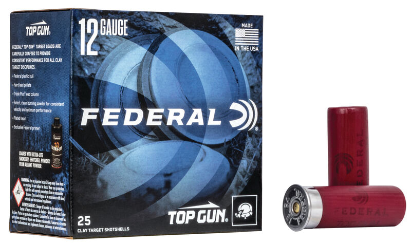 Federal Top Gun 12 Gauge 7/8 Ounce #8 Shot 250 Rounds