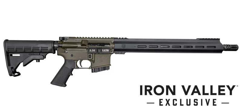Diamondback DB15 Carbon Series 5.56 NATO 16in 10rd Black OD Green Collapsible Stock