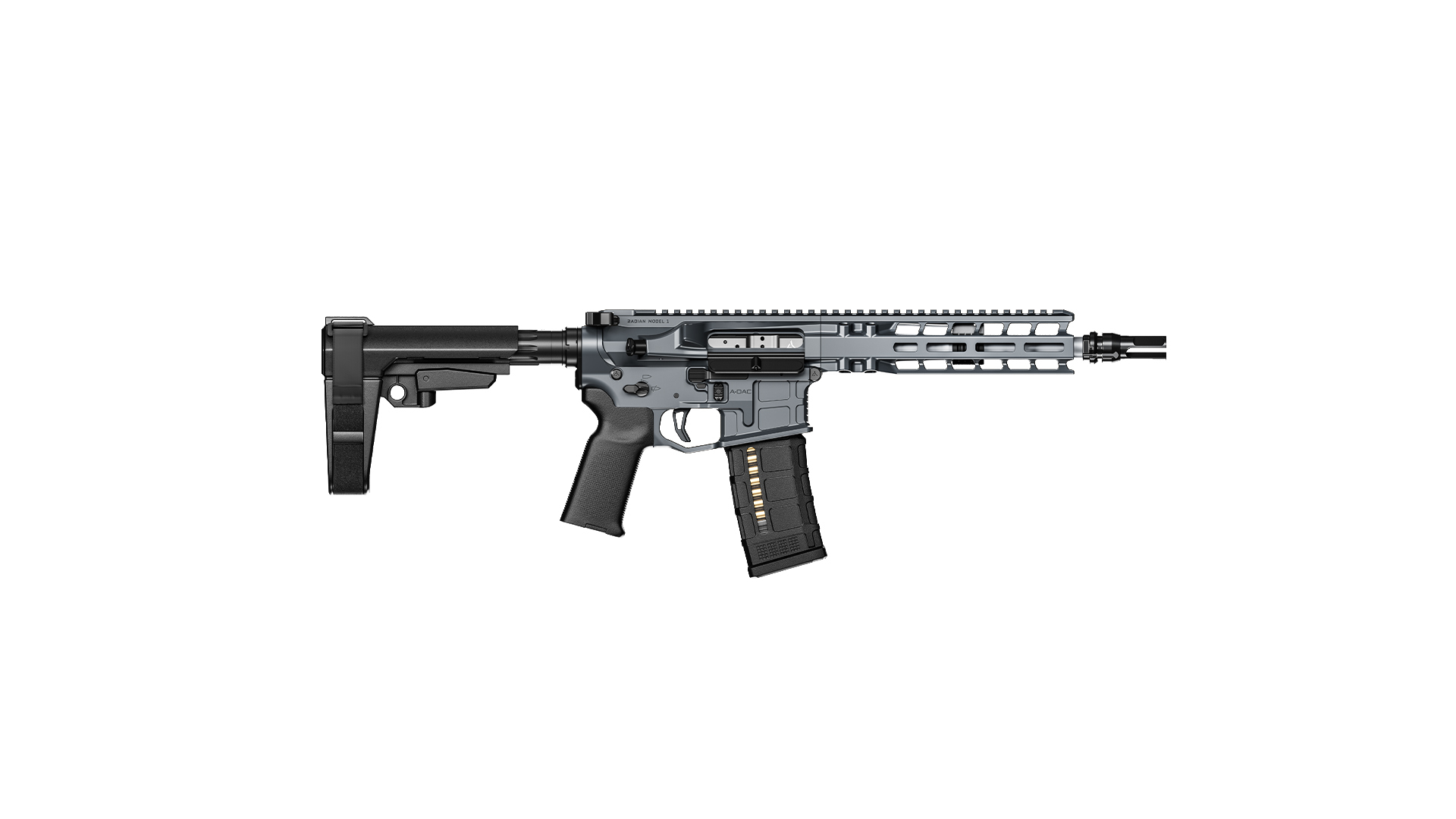 Radian Weapons Model 1 300 AAC Blackout 9 Inch 30 Rounds Radian Grey