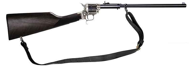 Heritage Rough Rider Rancher 22 Long Rifle 16 Inch 6 Rounds Nickel and Black
