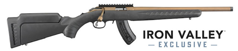 Ruger American Rimfire Mini Ranch 17 HMR 16 Inch 15 Rounds Burnt Bronze