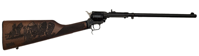 Heritage Rough Rider Rancher 22 Long Rifle 16 inch 6 round Buffalo Engraved