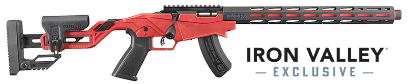 Ruger Precision 17 HMR 16.1 Inch 15 Rounds Red