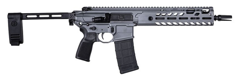 Sig Sauer MCX Virtus Pistol 300 AAC 9 Inch 30 Rounds Stealth Gray