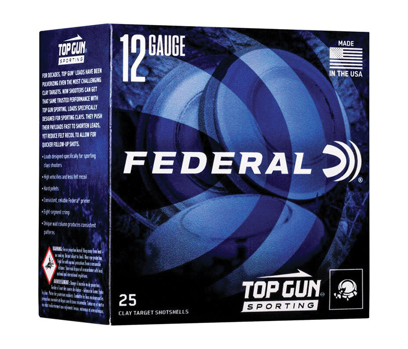 Federal Top Gun 12 Gauge 2.75 Inch 1 Ounce 7.5 Shot 25 Rounds
