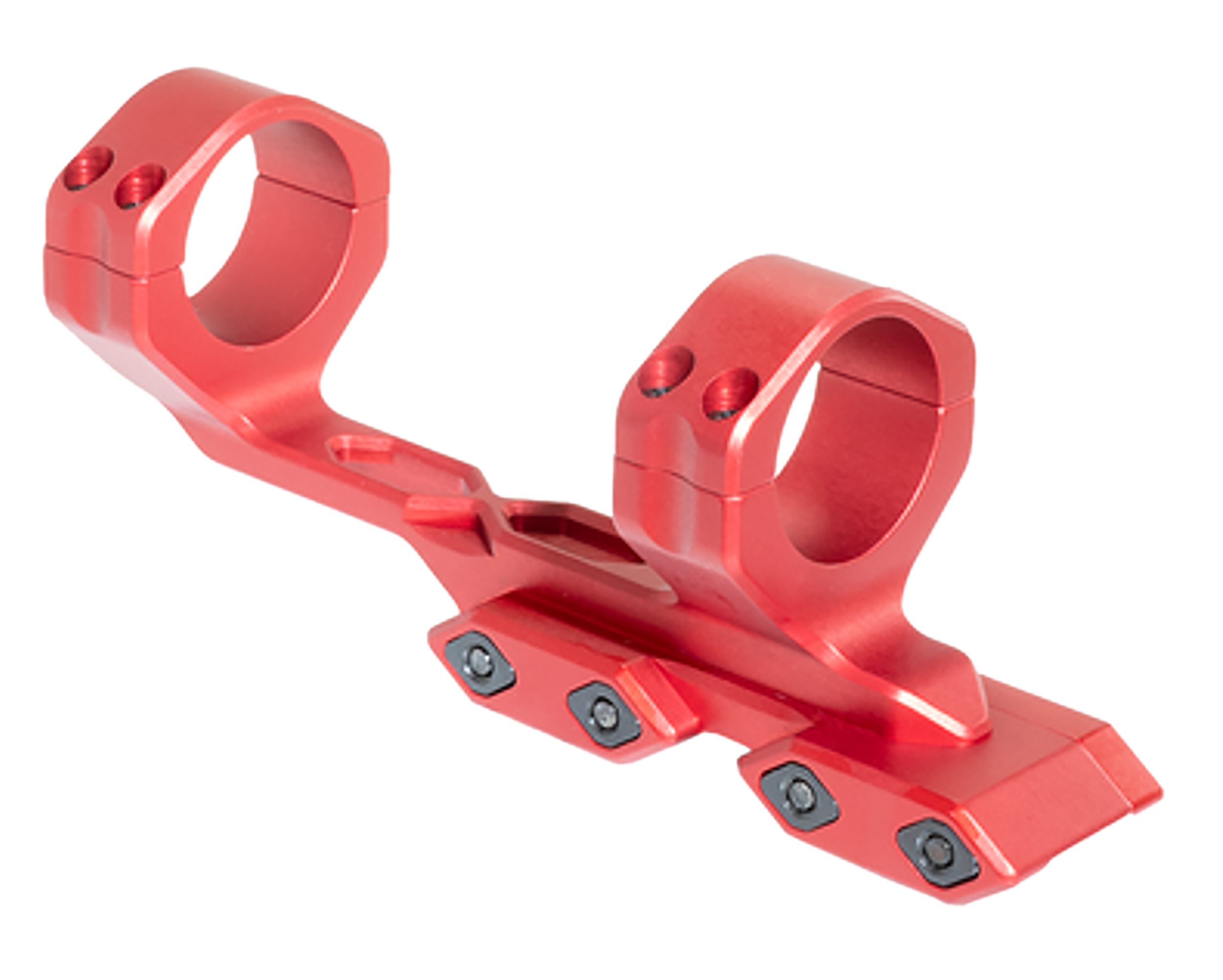Timber Creek Outdoors Enforcer Cantilever Scope Mount Red Aluminum for Mil-Spec Picatinny