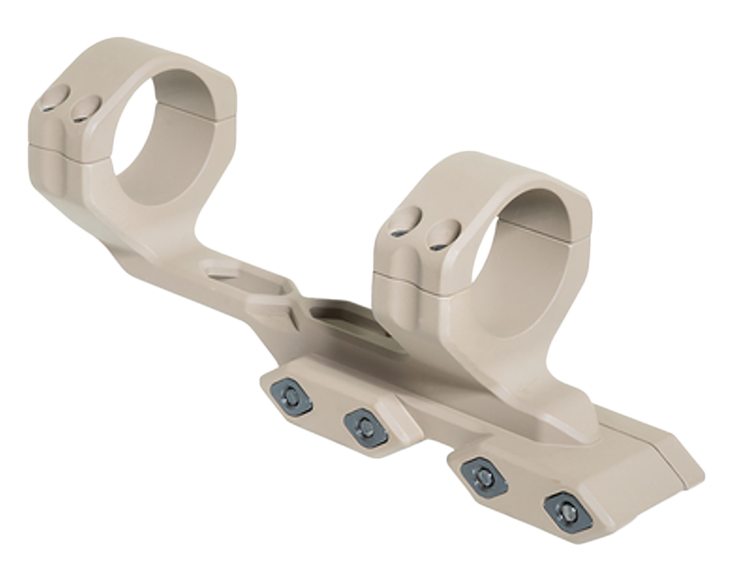 Timber Creek Outdoors Enforcer Cantilever Scope Mount 34mm Aluminum FDE for Mil-Spec Picatinny