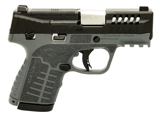 Savage Stance XR 9mm 3.20" 13+1 Ported Stainless Steel Gray Nylon Grip Ambidextrous