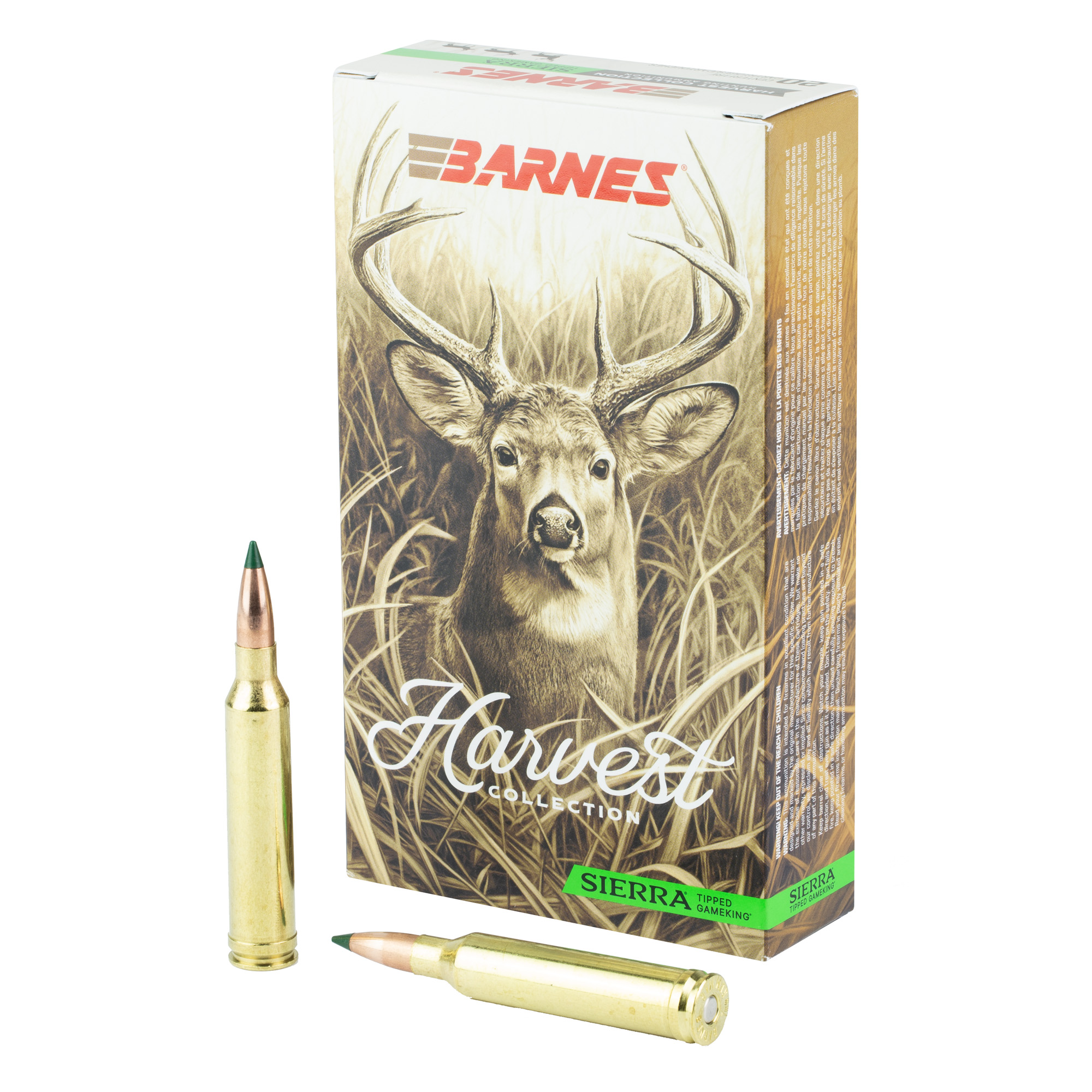 Barnes Bullets Harvest 7mm Remington Magnum Sierra Tipped GameKing 150 Grain 20 Rounds