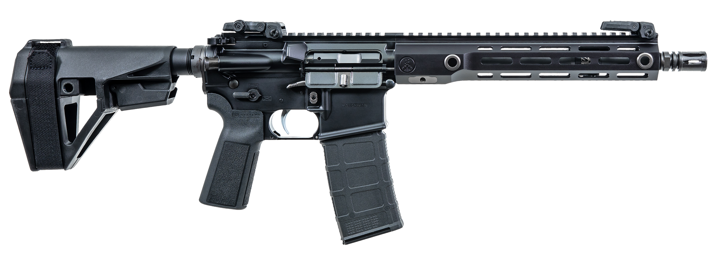 Watchtower Firearms RDR55611BLK Raider 15  5.56 NATO 30+1 B5 Grip Black
