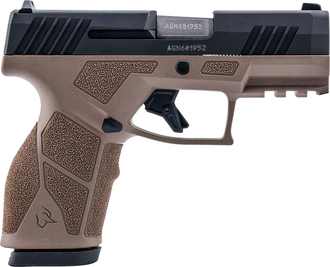 Taurus GX2 Pistol 9mm 3.38 in 13 Rounds Brown Frame/Black Slide