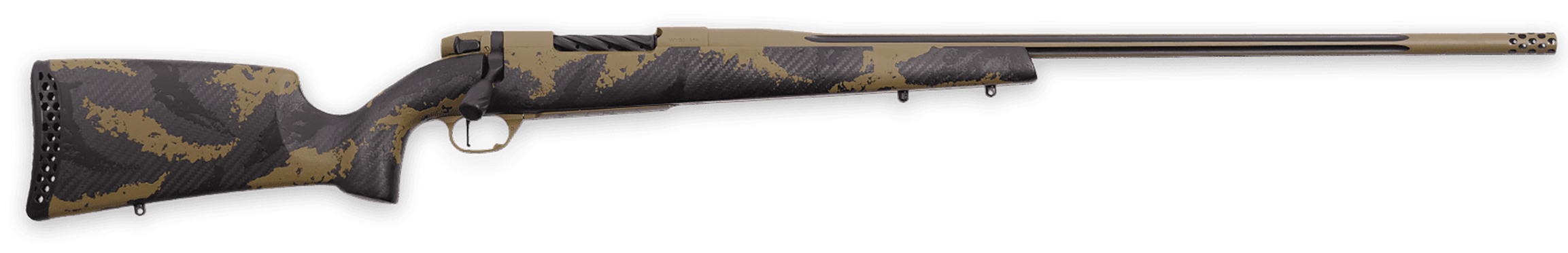 Weatherby Mark V APEX 7mm PRC 26 Inch Fluted Coyote Tan Cerakote
