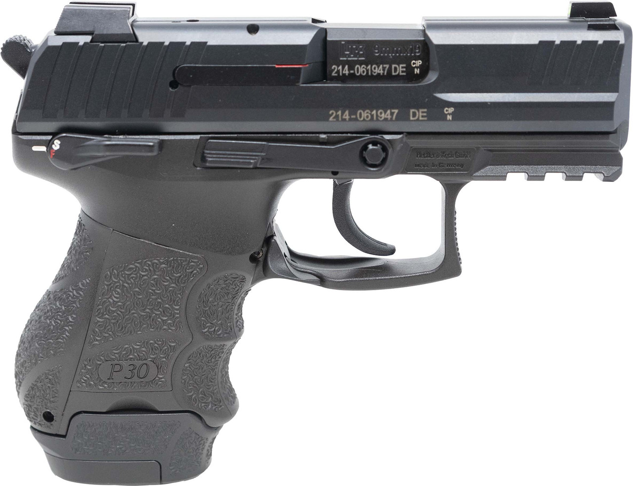 Heckler & Koch P30SK V3 9mm Luger 3.27 Barrel 15 Rounds Night Sights