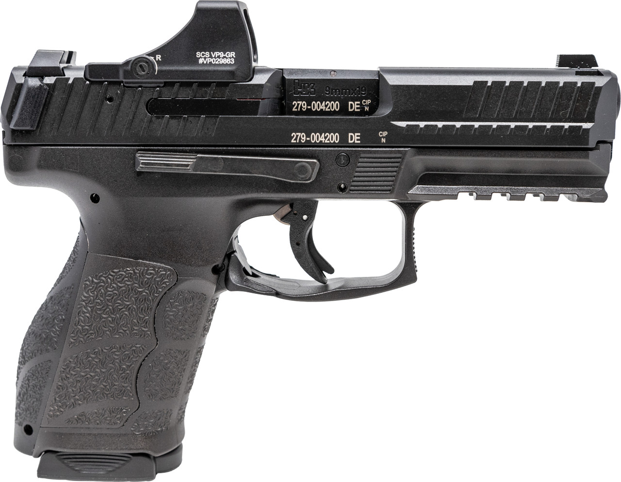 Heckler & Koch VP9A1 K 9mm 4in 15 Rounds Optics Ready Finish