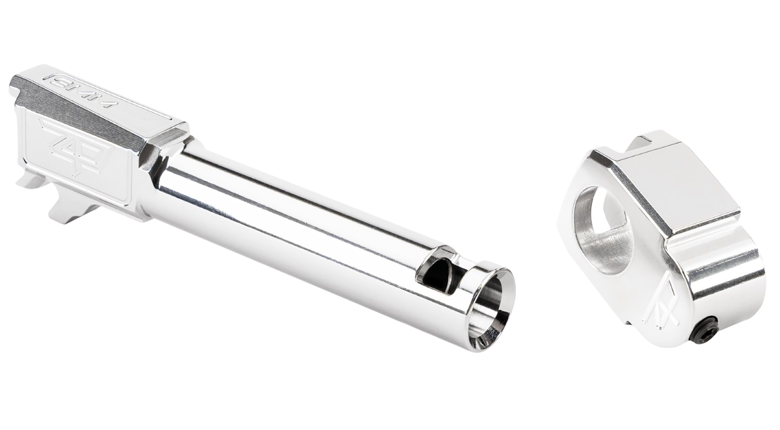 Zaffiri Precision ZP 365BTCSS Threadless Compensator for Sig P365 9mm Silver