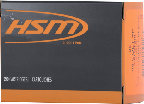 Hsm Bear Load 45 Colt Jacketed Hollow Point 300 Grain 20 Rounds