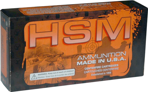 HSM, Rmfg, 223 Remington, Jacketed Hollow Point, 52 Grain, 50 Rounds