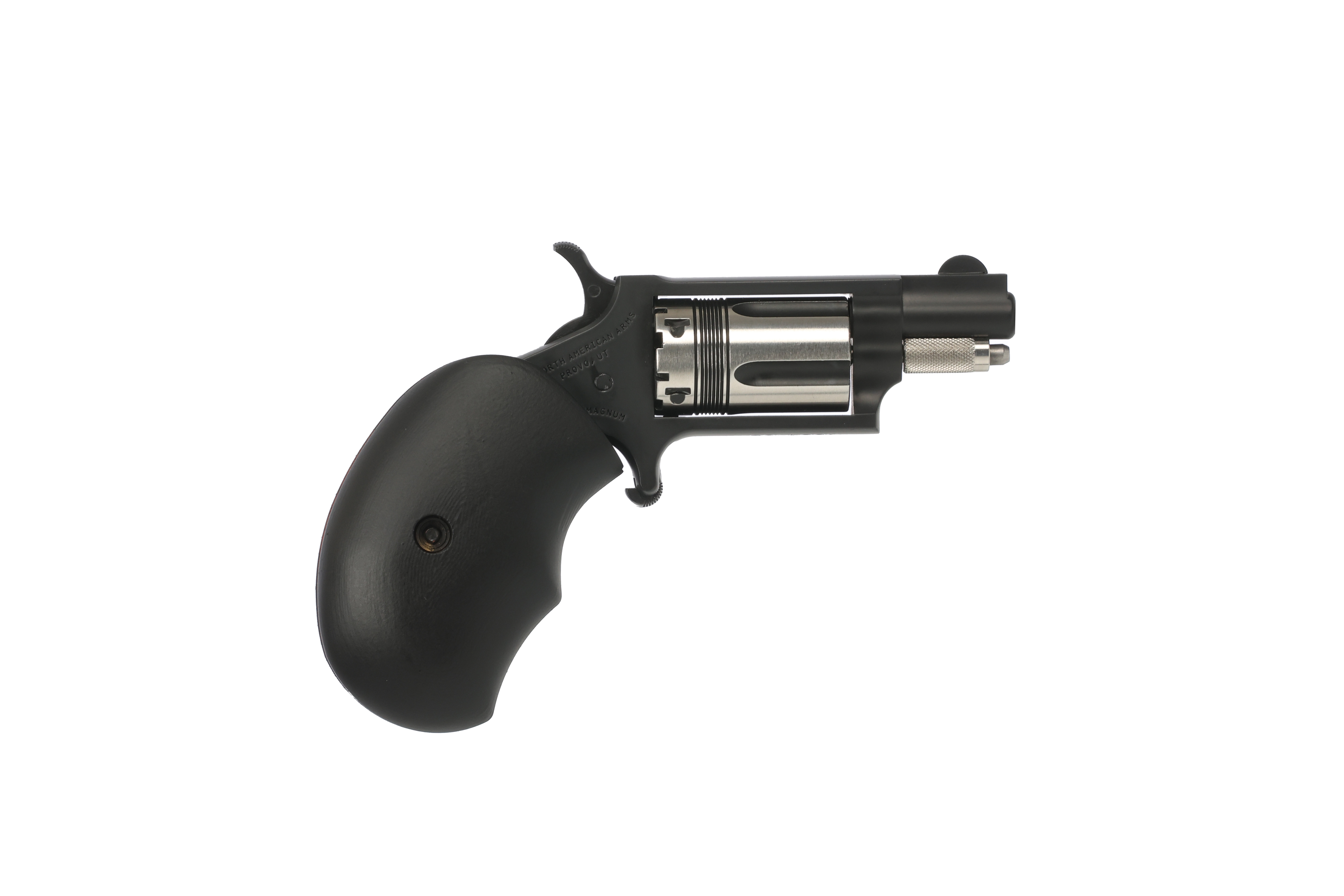North American Arms Mini Revolver NAA-22MS 22 Winchester Magnum Rimfire 1-1/8" Barrel 5 Rounds Polished Finish