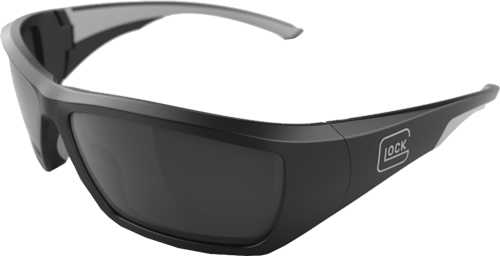 Glock AS41041 Blue Line Tactical Glasses Silver Mirror Lens Black Frame