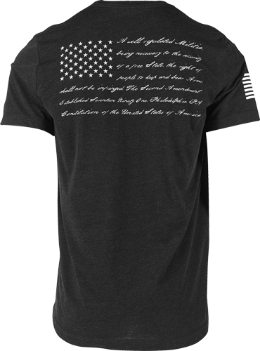 Glock AP96308 2nd Amendment Tee  Black Cotton/Polyester Short Sleeve Large