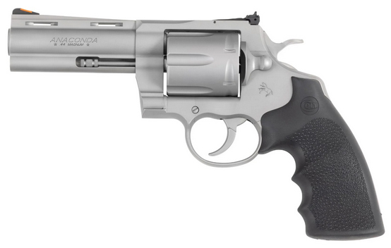 Colt Anaconda 44 Magnum 4.25in 6-Round Matte Stainless Rubber Grip