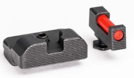 Tag Precision Glock Tsh Tac 9mm/.40 S&W Pistol Sights Fiber Optic
