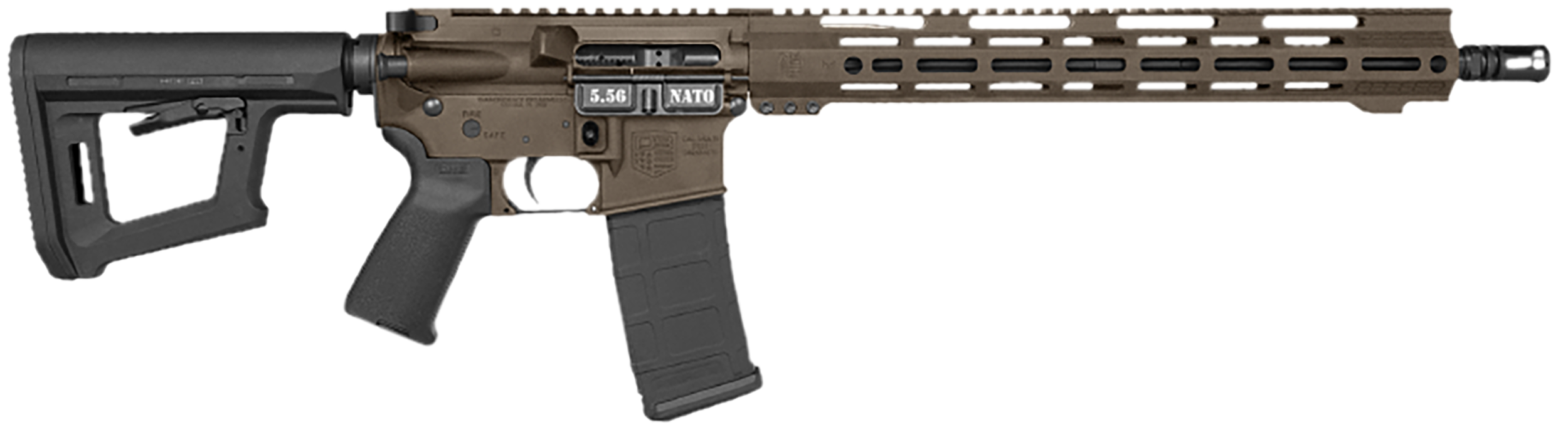 Diamondback Db15 DB1718K071 5.56 NATO 16in 30rd Midnight Bronze Cerakote