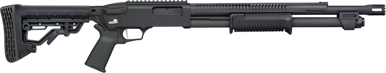 Mossberg 590R 12 Gauge 18.5 Inch Stand Off Barrel 6 Round Plus 1 Capacity Phosphate Finish