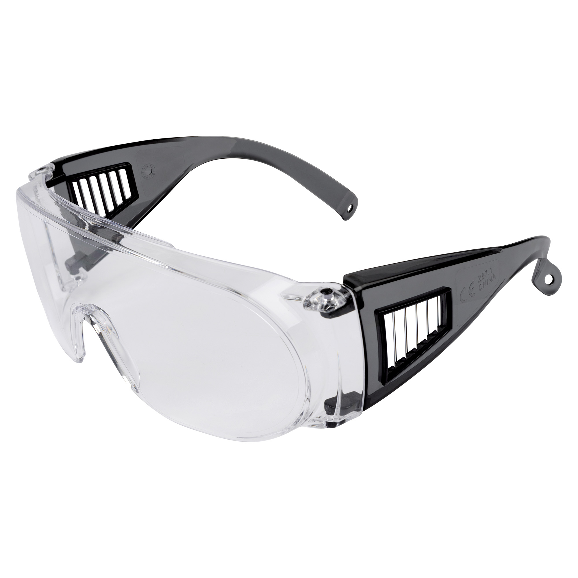 Allen 4180 Ultrx Safety Glasses Clear Lens Black Frame