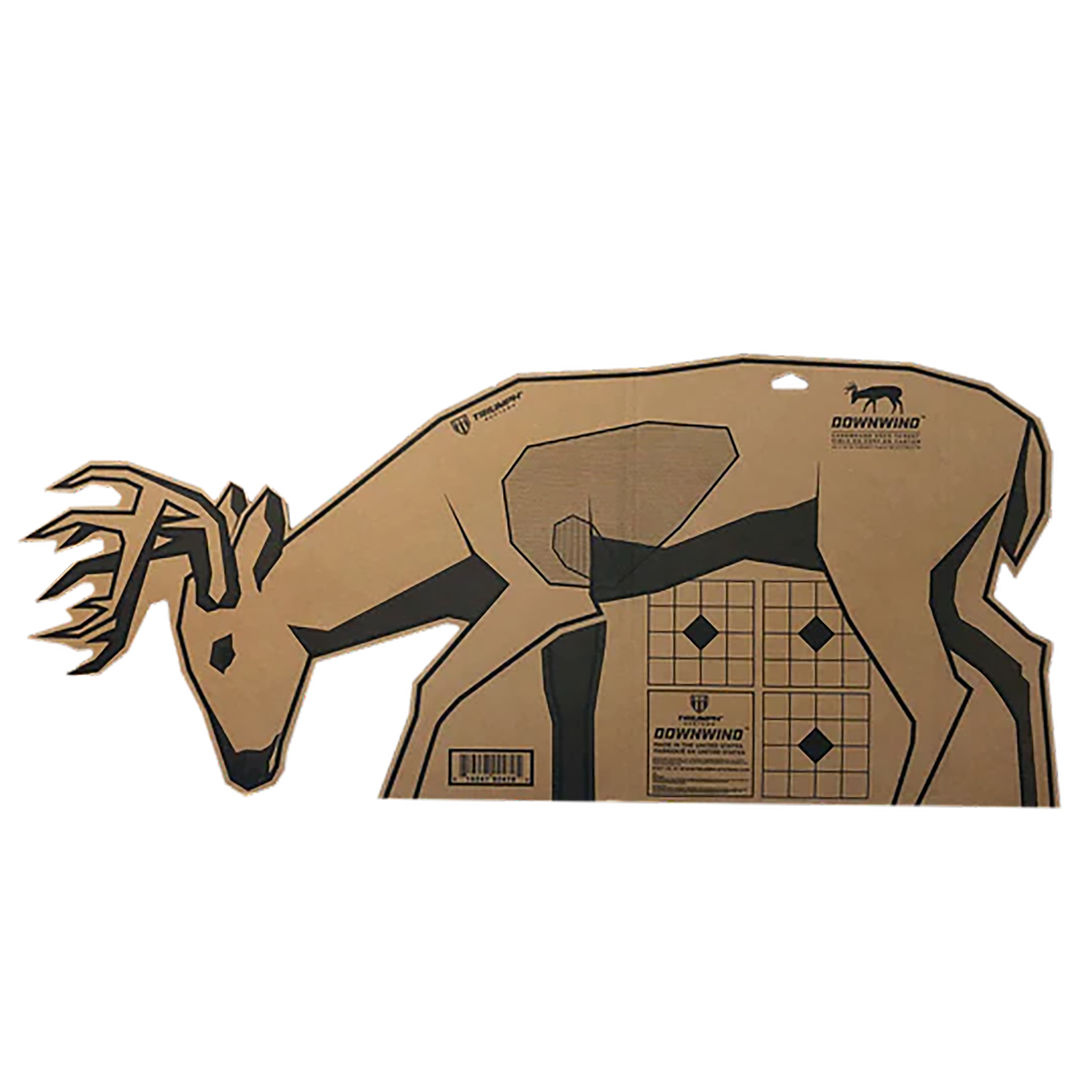 Triumph Systems 020020000  Downwind Deer Standing Cardboard 40"W x 17.50"H