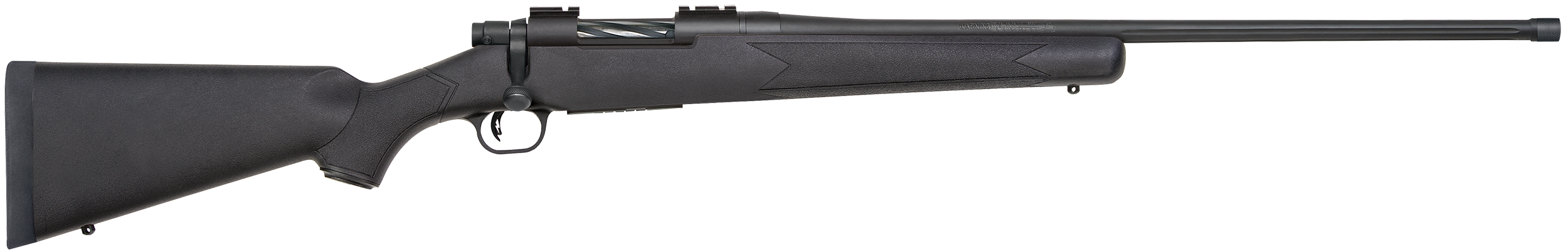 Mossberg Patriot 6.5 PRC 24" 3+1 Matte Blued Fluted Barrel Synthetic Stock