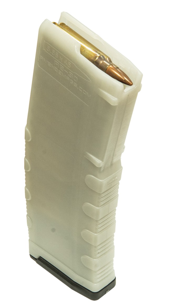 Amend2 Mag 5.56 Mod-C Glow In The Dark 30rd Translucent Polycarbonate Magazine